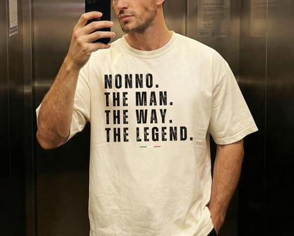 Nonno Shirt, Grandpa T-Shirt, Funny Nonno Gift, Soft Cotton Family Tee,