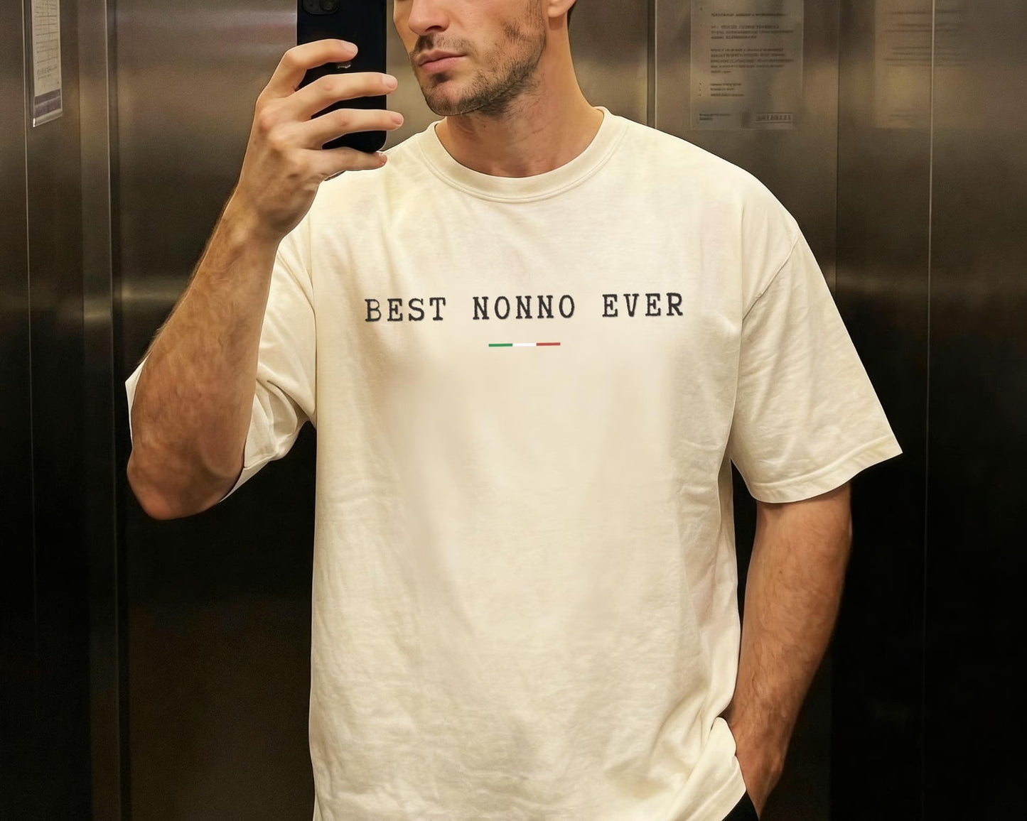 Best Nonno Ever Shirt, Italian Grandpa Gift T-Shirt