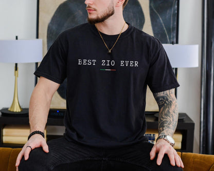 Best Zio Ever Shirt, Italian Uncle Gift T-Shirt