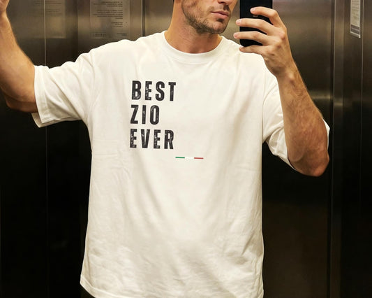 Best Zio Ever Shirt, Italian Uncle Gift T-Shirt, Funny Zio Tee, Soft Cotton Unisex Family Shirt