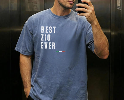 Best Zio Ever Shirt, Italian Uncle Gift T-Shirt, Funny Zio Tee, Soft Cotton Unisex Family Shirt