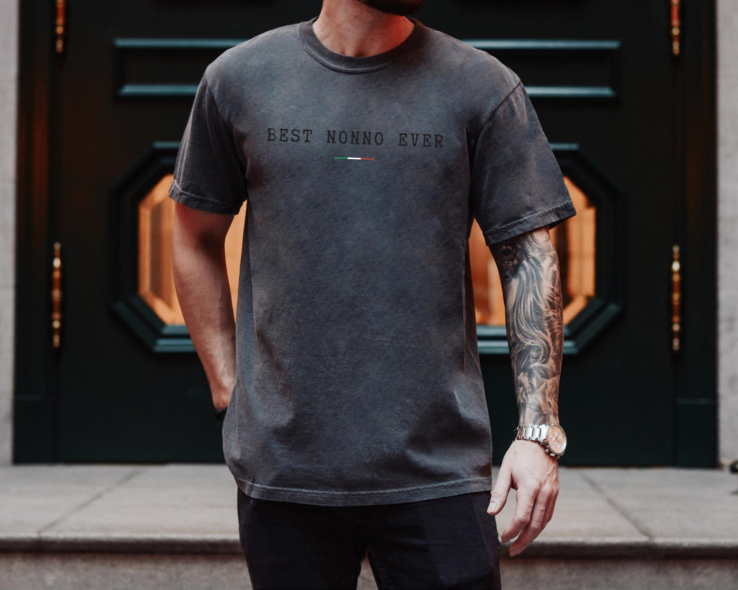 Best Nonno Ever Shirt, Italian Grandpa Gift T-Shirt