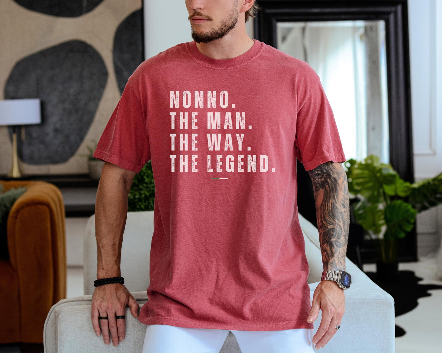 Nonno Shirt, Grandpa T-Shirt, Funny Nonno Gift, Soft Cotton Family Tee,
