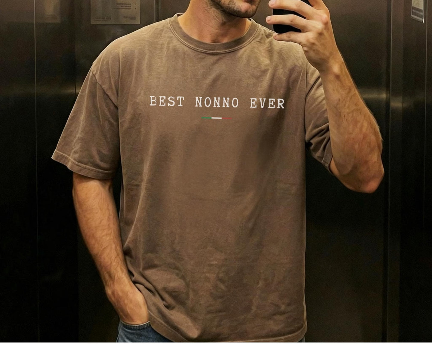 Best Nonno Ever Shirt, Italian Grandpa Gift T-Shirt